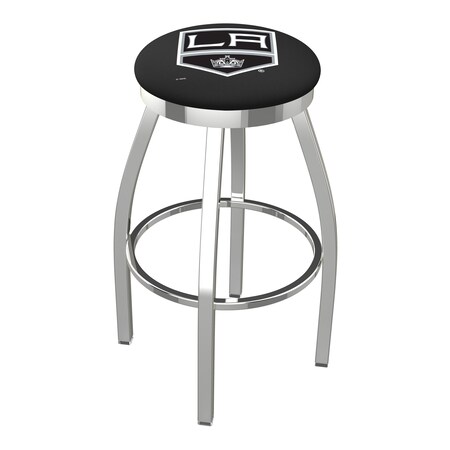 25 Chrome Los Angeles Kings Swivel Bar Stool,Accent Ring
